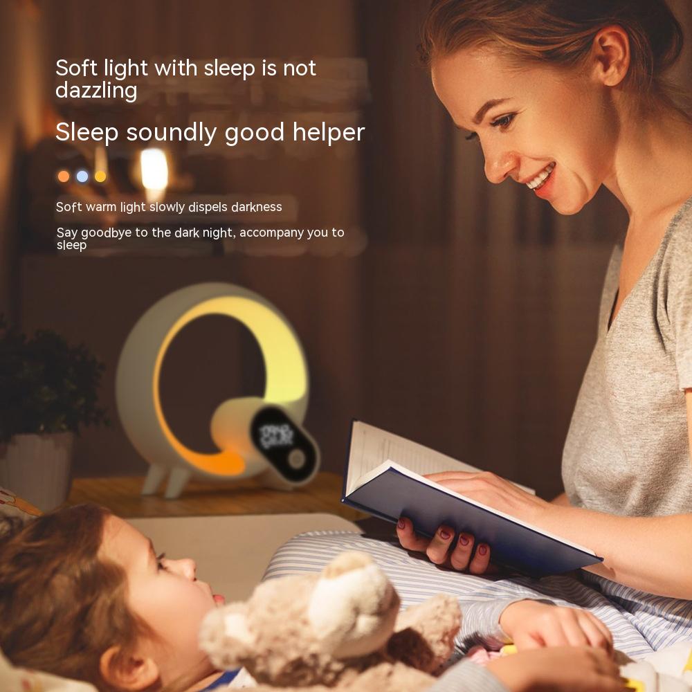 Light Analog Sunrise Digital Display Alarm Clock Bluetooth Audio Intelligent Wake-